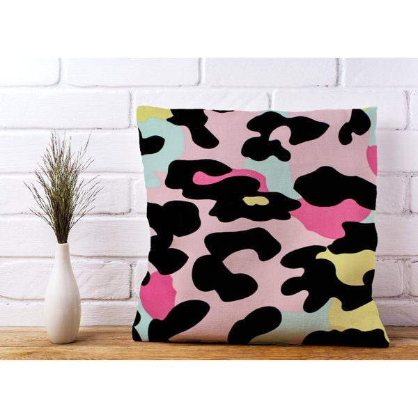 Pink Leopard Print Cushion Wayfair